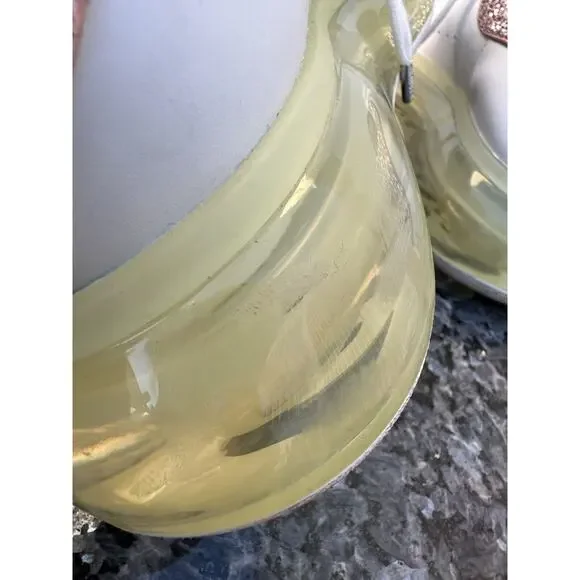 Alexander McQueen unisex Oversized Sneaker Clear Sole - White Womens Size EU 40 - Picture 6 of 13